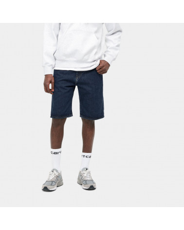 Carhartt Wip Pontiac Short Blue (Stone Washed)