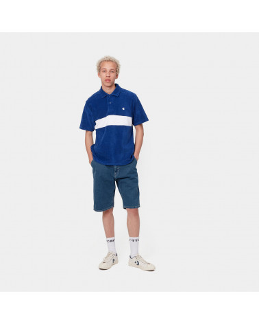 Carhartt Wip Ruck Single Knee Short Blue (Stone Washed)