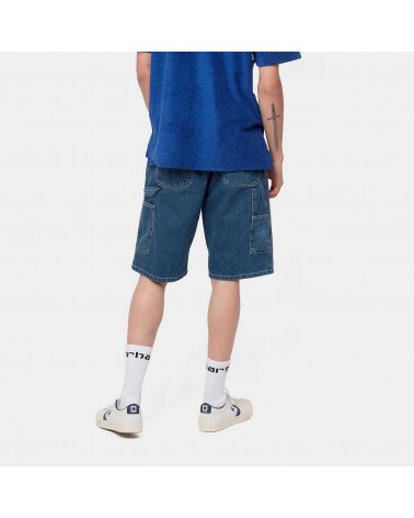 Carhartt Wip Ruck Single Knee Short Blue (Stone Washed)