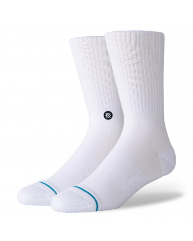 Stance Calze Icon Crew Sock White/Black