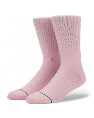 Stance Icon Crew Sock Pink