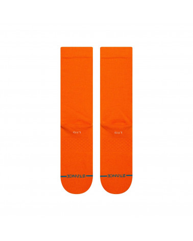 Stance Icon Crew Sock Orange