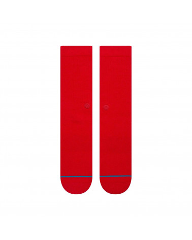 Stance Calze Icon Crew Sock Red