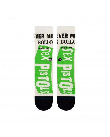 Stance Calze Bollocks Crew Sock Off White