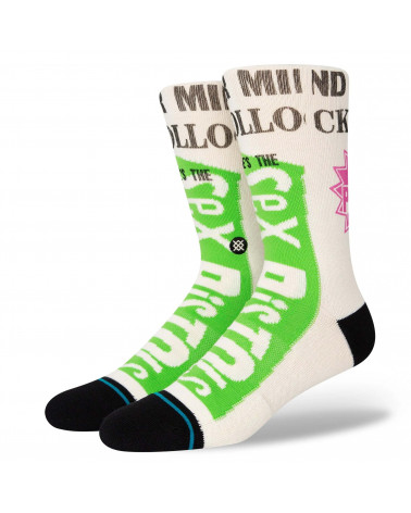 Stance Bollocks Crew Sock Off White