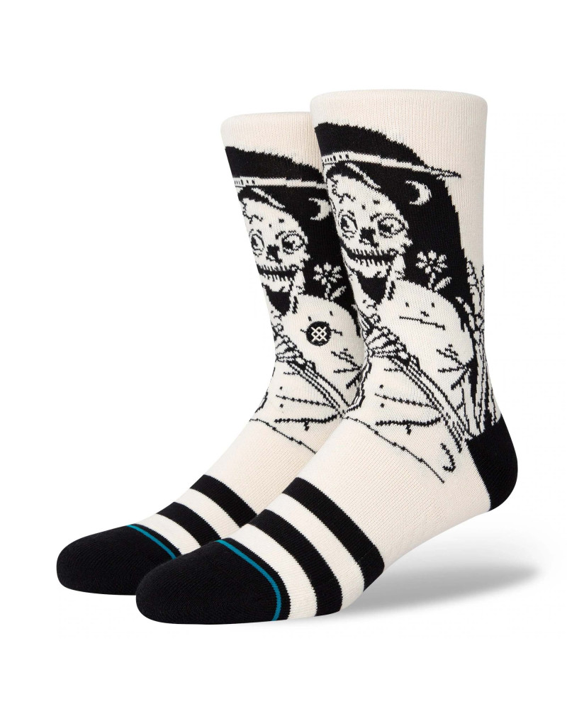 Stance Calze Rito Crew Sock Off White