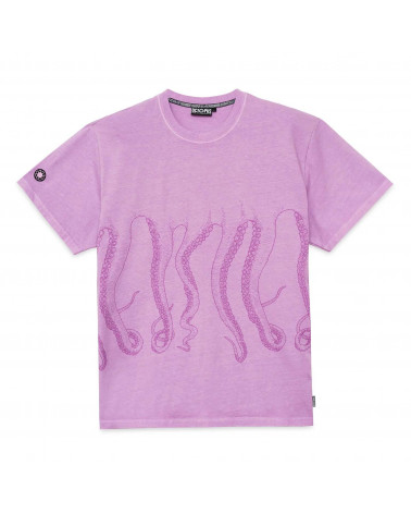 Octopus T-Shirt Dyed Tee Quarzo