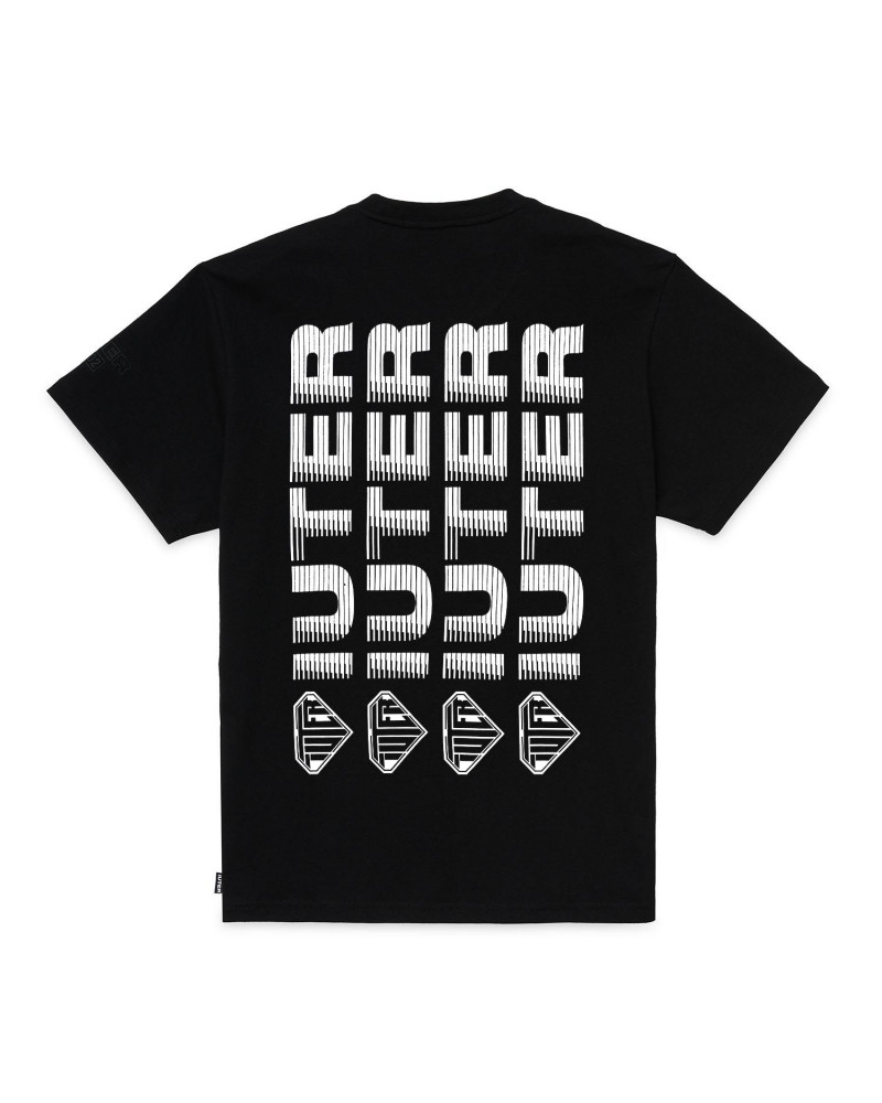 Iuter T-Shirt Fast Logo Tee Black
