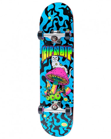 RIPNDIP Psychedelic Complete Skateboard (Blue) 8.25"