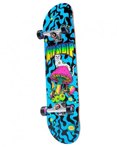 RIPNDIP Psychedelic Complete Skateboard (Blue) 8.25"