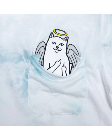 RIPNDIP Lord Angel Pocket Tee (Light Blue Lightning Wash)