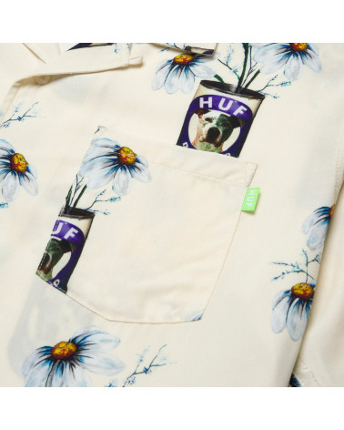 HUF Camicia Canned Resort Top Off White
