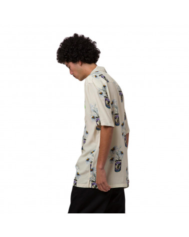 HUF Canned Resort Top Shirt Off White
