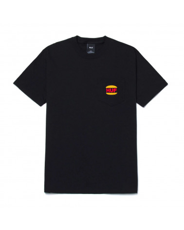 HUF T-Shirt Regal Pocket Tee Black
