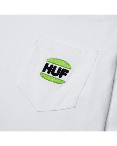 HUF T-Shirt Regal Pocket Tee White