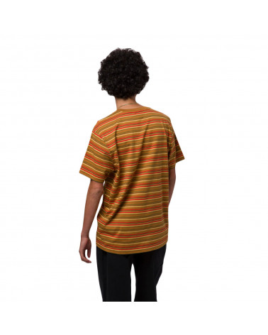 HUF T-Shirt Crown Stripe Knit Top Burnt/Orange