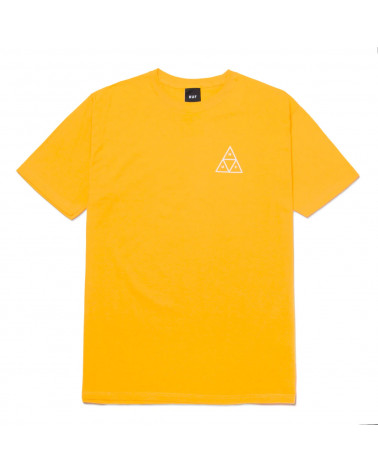 HUF T-Shirt Essential Triple Triangle Tee Lemon Yellow