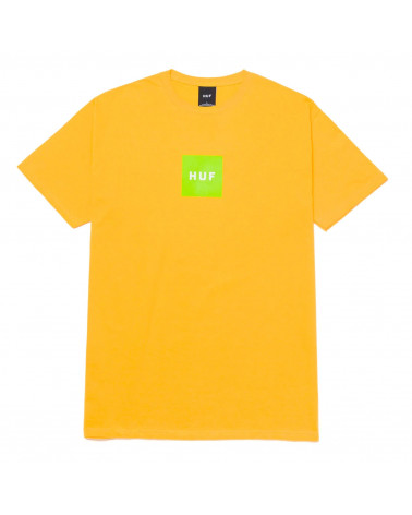 HUF T-Shirt Esential Box Logo Tee Lemon Yellow
