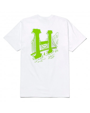 HUF T-Shirt Golden Gate Classic H White