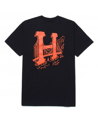 HUF T-Shirt Golden Gate Classic H Black