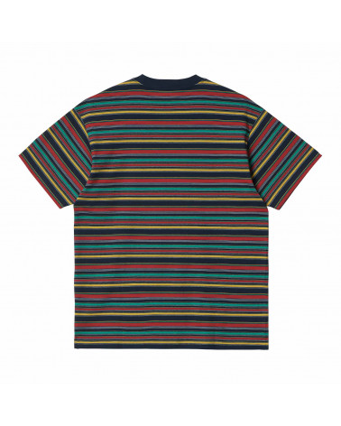 Carhartt Wip Riggs T-Shirt Riggs Stripe/Mizar