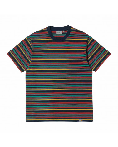 Carhartt Wip Riggs T-Shirt Riggs Stripe/Mizar