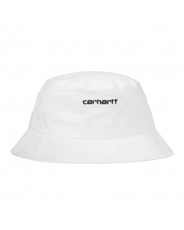 Carhartt Wip Script Bucket Hat White/Black