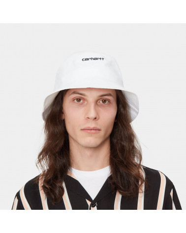 Carhartt Wip Script Bucket Hat White/Black