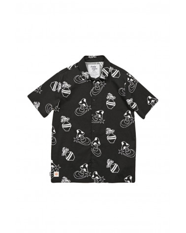 Globe Camicia Underground Holiday SS Shirt Black