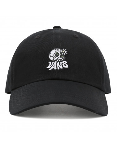 Vans Skull Daze Curved Bill Jockey Black