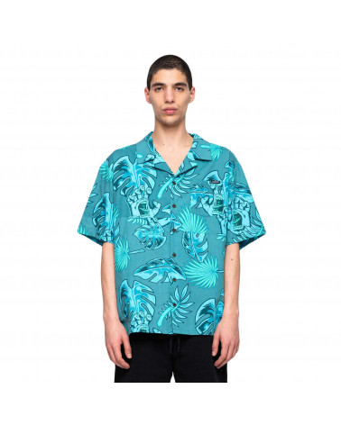 Santa Cruz Camicia Cabana Shirt Turquoise