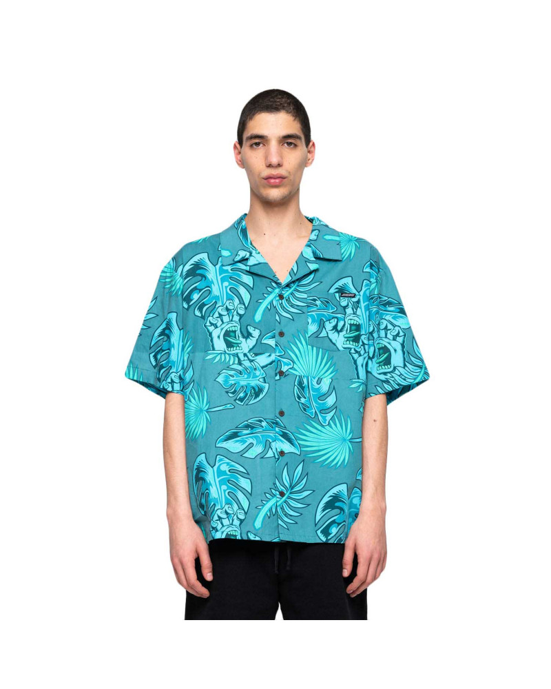 Santa Cruz Camicia Cabana Shirt Turquoise