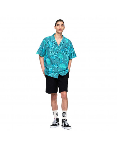 Santa Cruz Cabana Shirt Turquoise