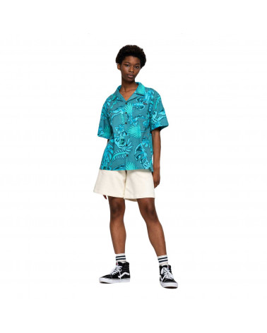 Santa Cruz Camicia Cabana Shirt Turquoise