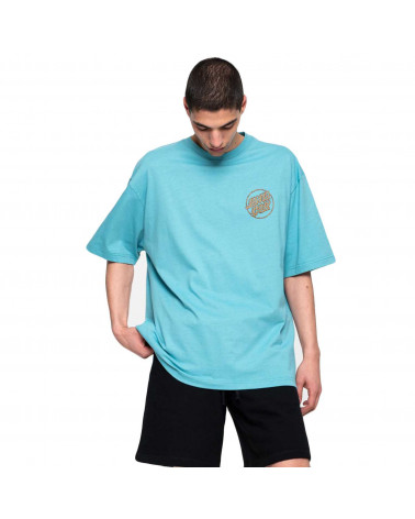 Santa Cruz Tiki Dot T-Shirt Turquoise