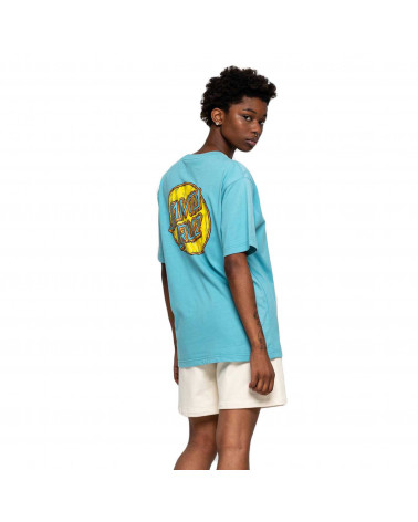 Santa Cruz Tiki Dot T-Shirt Turquoise