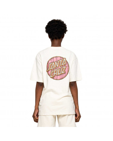 Santa Cruz Tiki Dot T-Shirt Off White