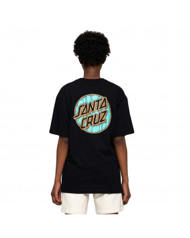 Santa Cruz Tiki Dot T-Shirt Black