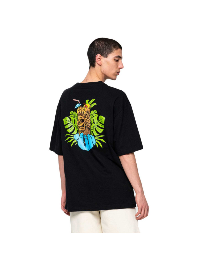 Santa Cruz Tiki Hand T-shirt Black