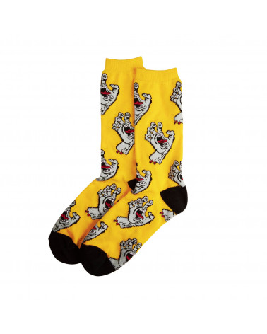 Santa Cruz Calze Multi Hand Sock Mango/Vintage Ivy