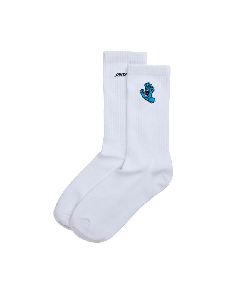Santa Cruz Screaming Mini Hand Socks White