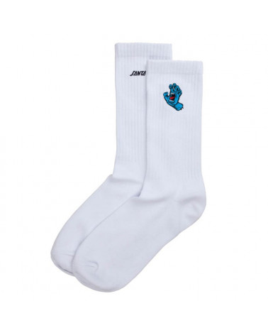 Santa Cruz Screaming Mini Hand Socks White