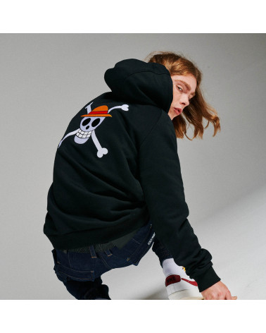 Dolly Noire x One Piece Luffy Skull Sweatshirt Hoodie