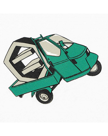 Dolly Noire Tre Ruote Tee Black White