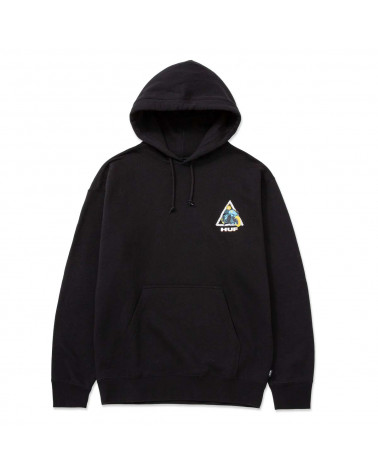 HUF X Marvel - Ghost Rider  TT PO Hoodie Black