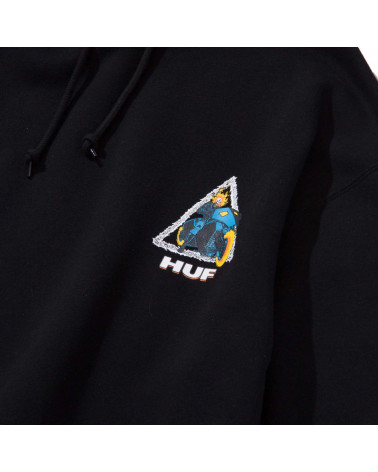 HUF X Marvel - Ghost Rider  TT PO Hoodie Black