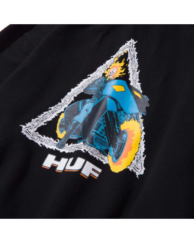 HUF X Marvel - Ghost Rider  TT PO Hoodie Black