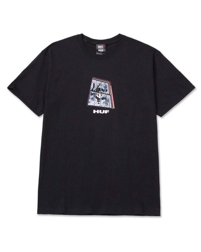 HUF X Marvel - Black Suit Spider Man SS Tee Black