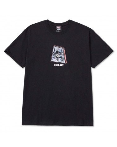 HUF X Marvel - Black Suit Spider Man SS Tee Black