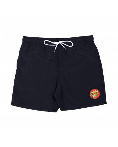 Santa Cruz Classic Dot Swim Shorts Black